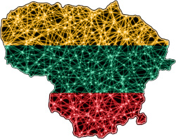 Map of Lithuania