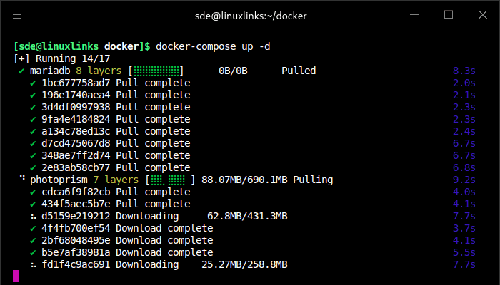 Images are being downloaded