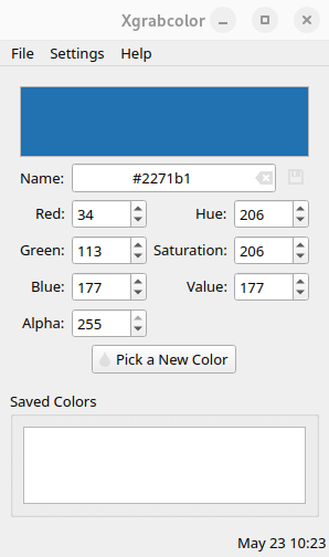 Xgrabcolor in action