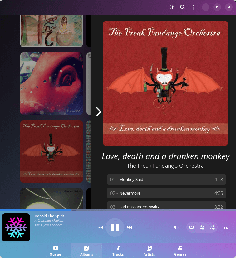 Playing an album with Resonance