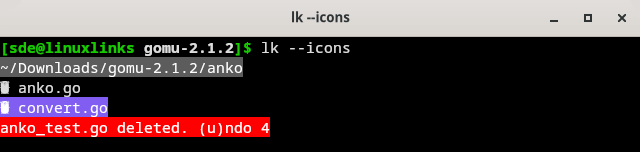 Deleting a file in walk