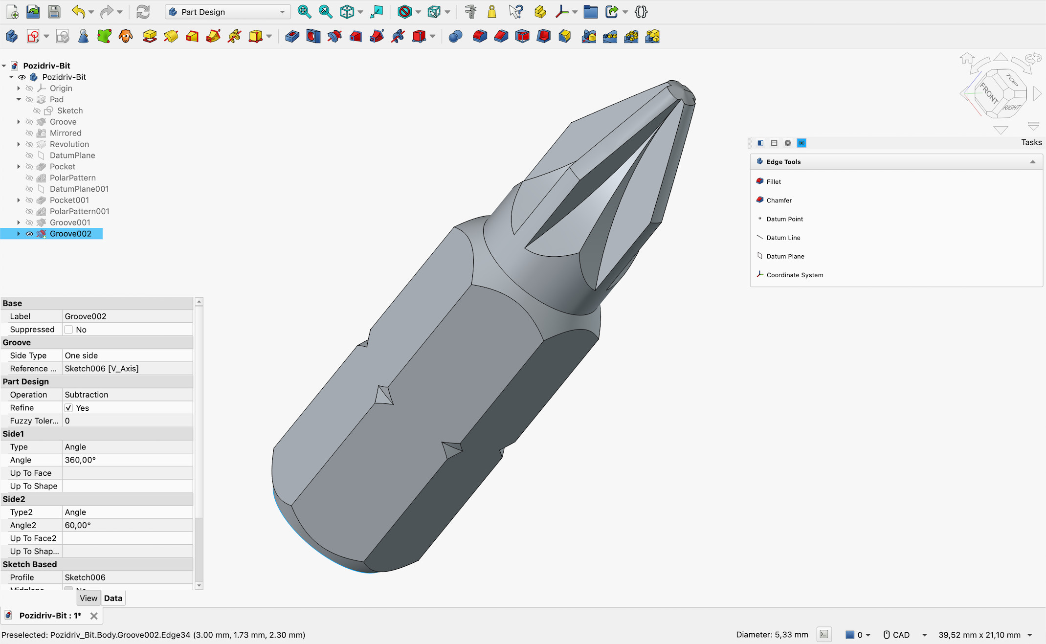FreeCAD in action
