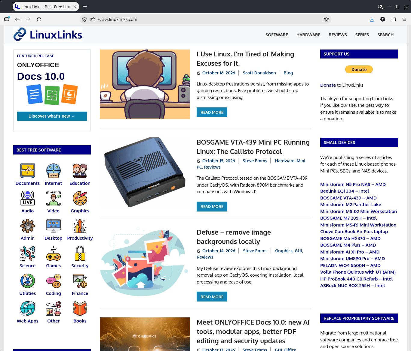 Firefox in action