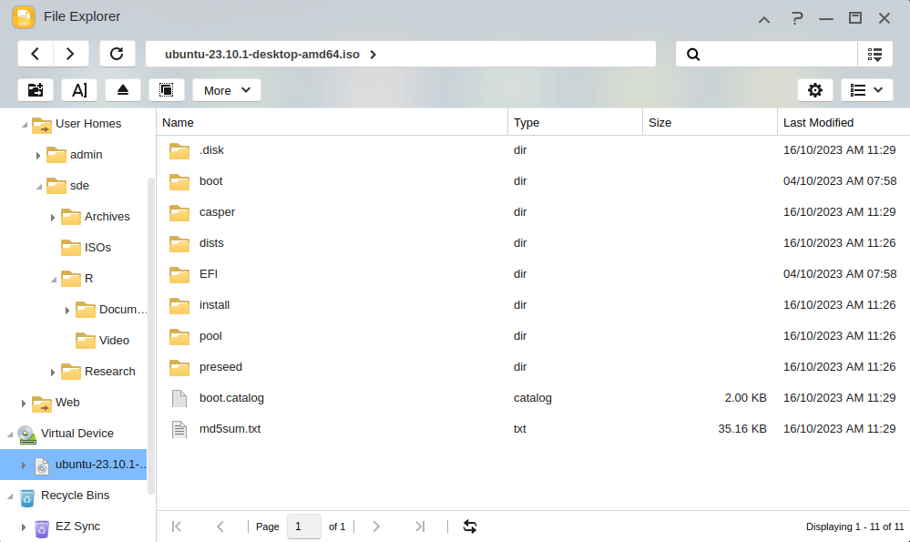 ADM File Explorer