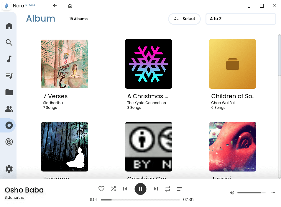 Nora album view