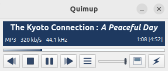 Quimup mini mode interface