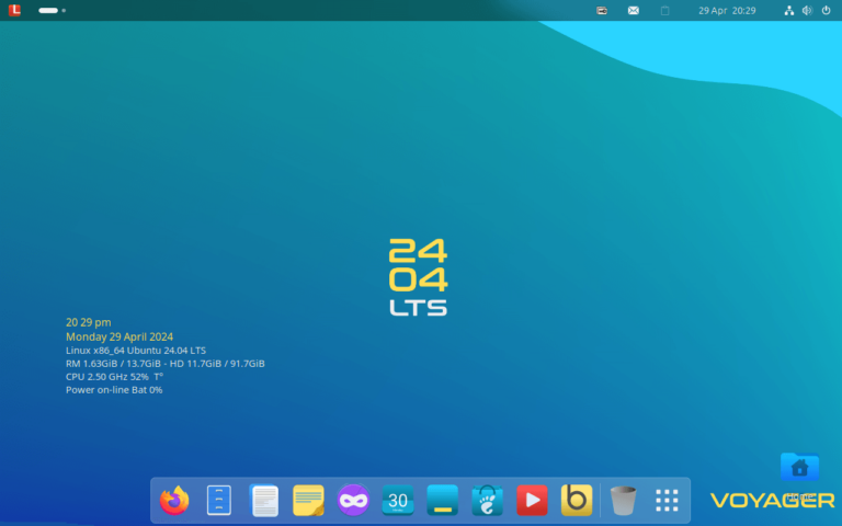 Voyager - Linux distribution based on Ubuntu - LinuxLinks