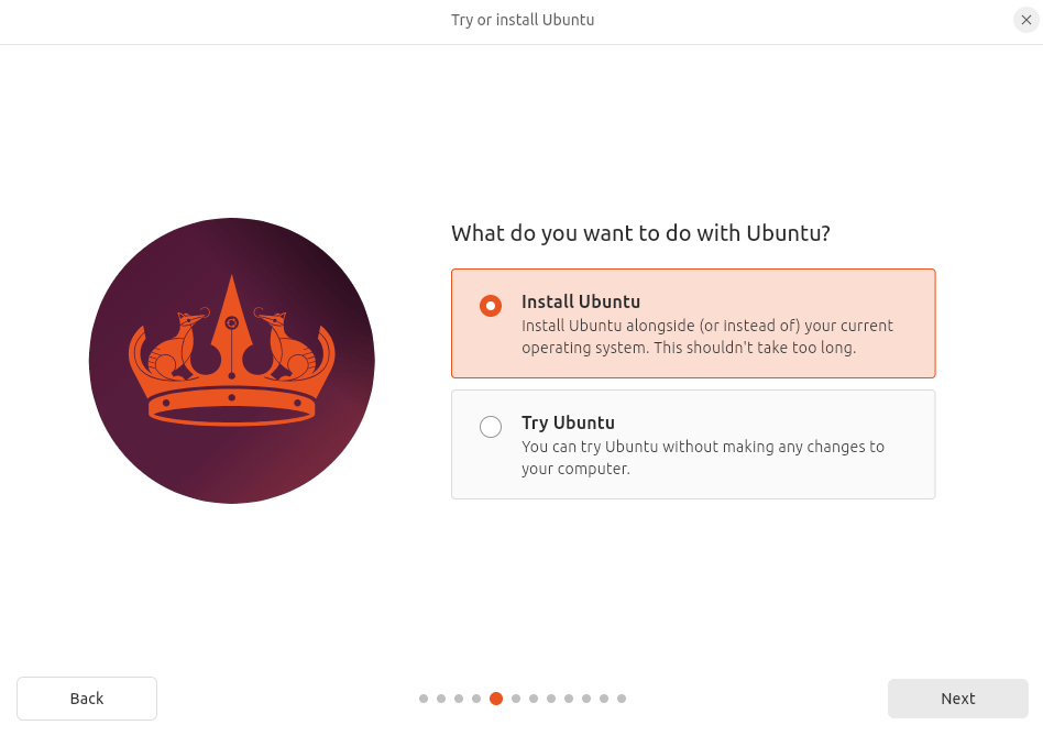 Install or try Ubuntu