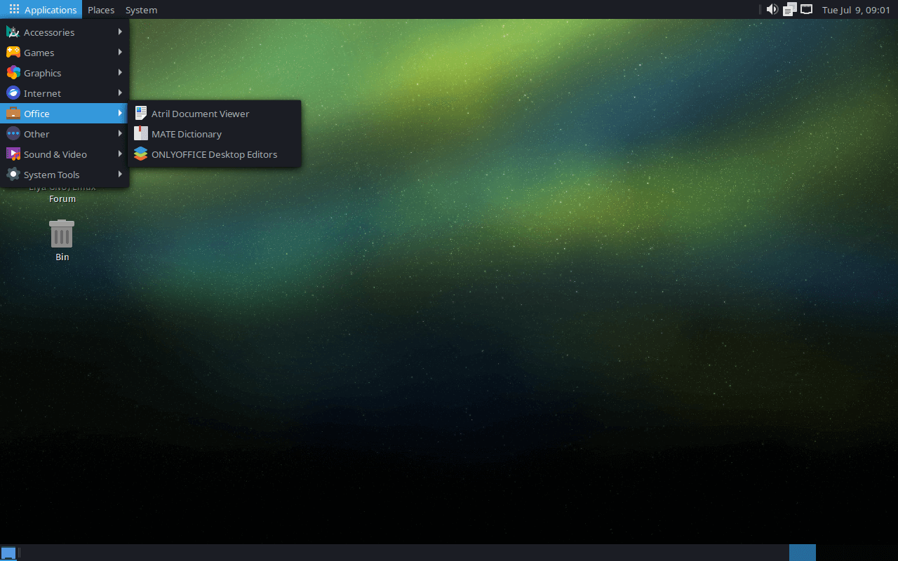 Liya Linux in action