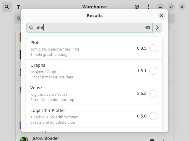 Searching to install new Flatpaks
