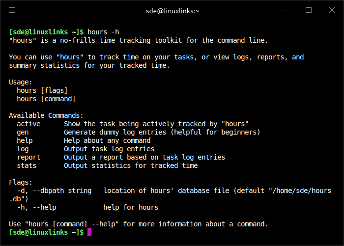 hours help