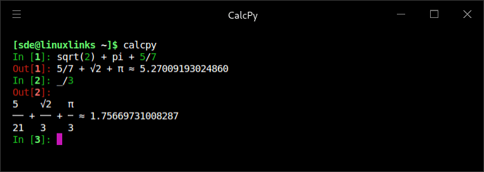 CalcPy
