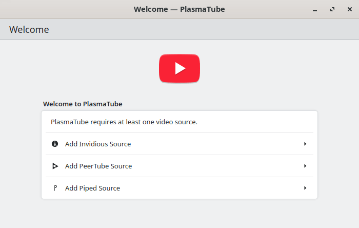 PlasmaTube first run