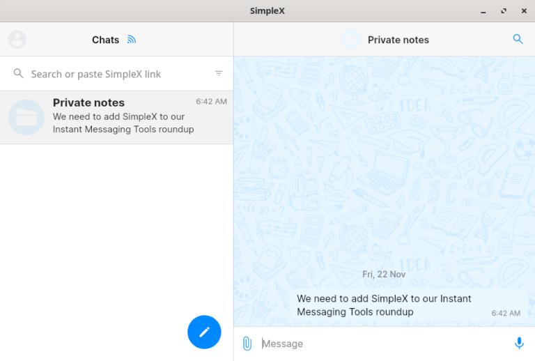 SimpleX - private and encrypted messenger - LinuxLinks