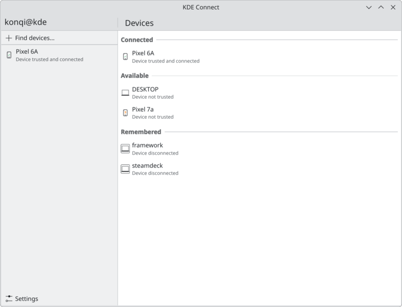 KDE-Connect