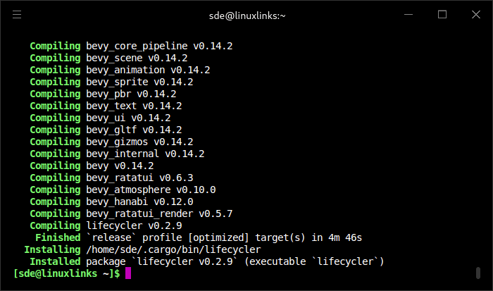 Building lifecycler