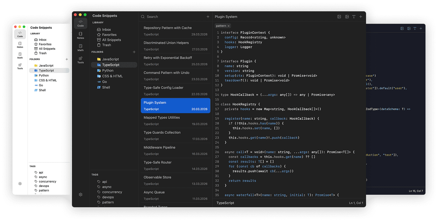 massCode in action