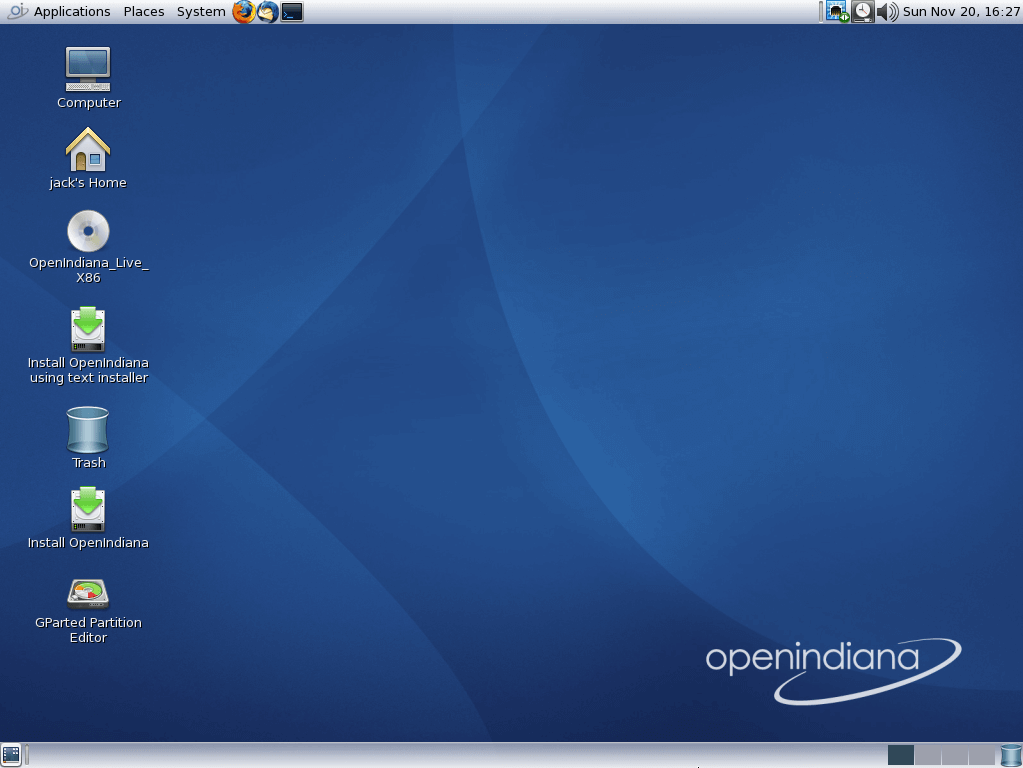 OpenIndiana desktop