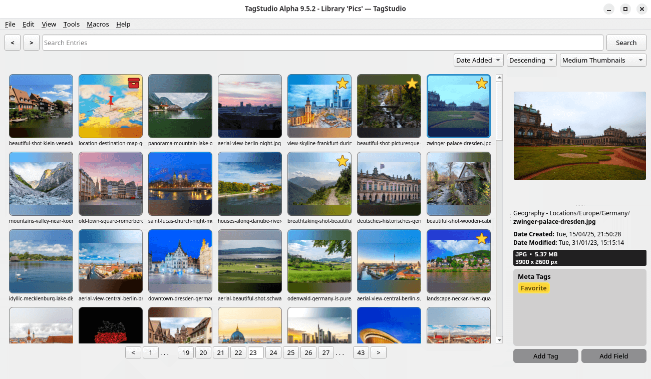 TagStudio in action