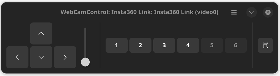WebCamControl mini view