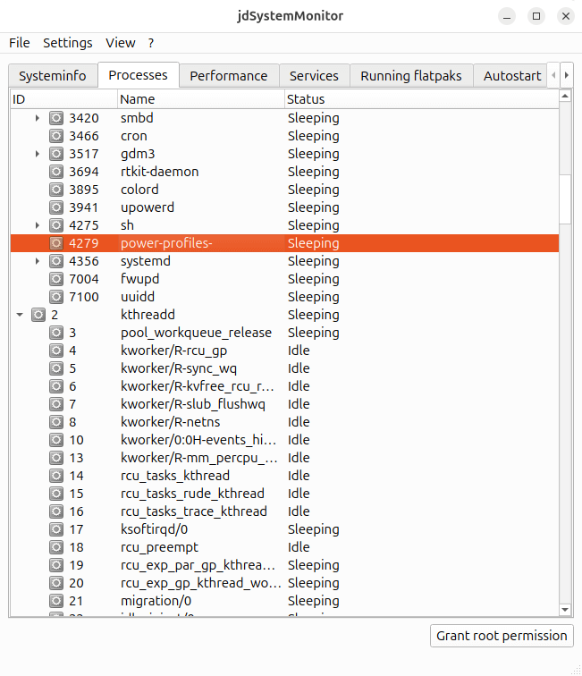 jdSystemMonitor in action