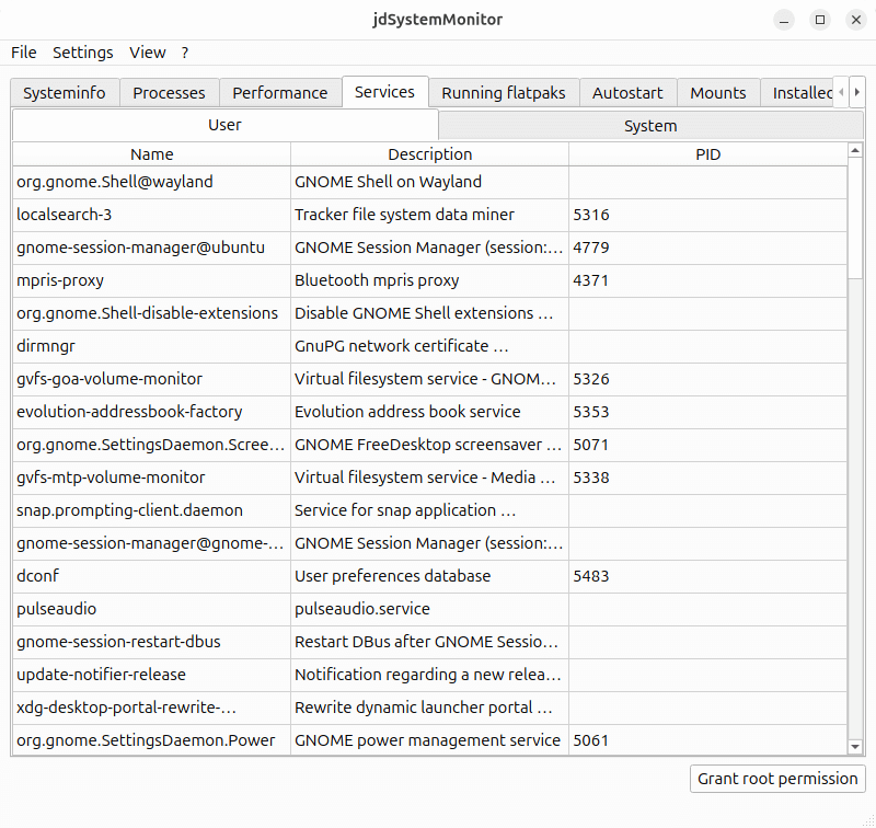 jdSystemMonitor in action