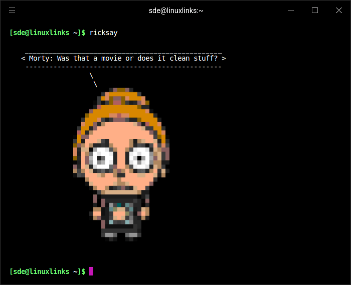 ricksay in action