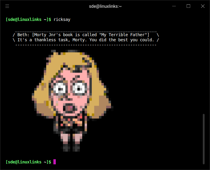 ricksay in action