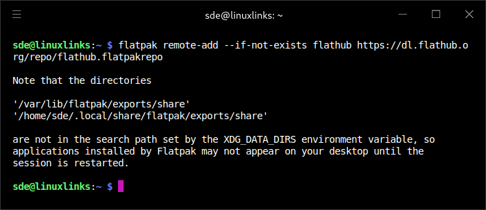 Add the Flatpak repository