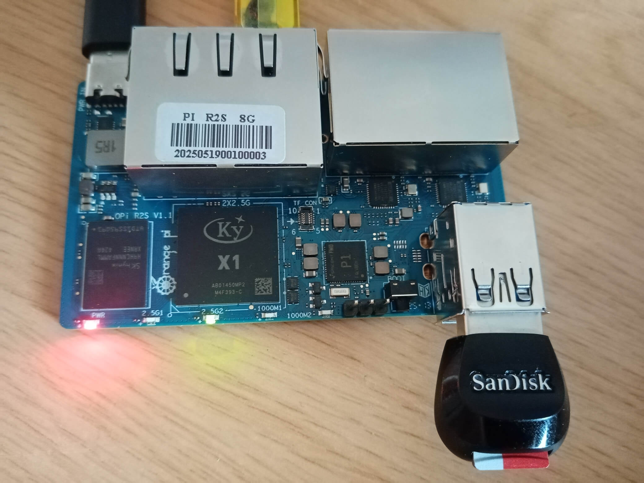 Orange Pi R2S board
