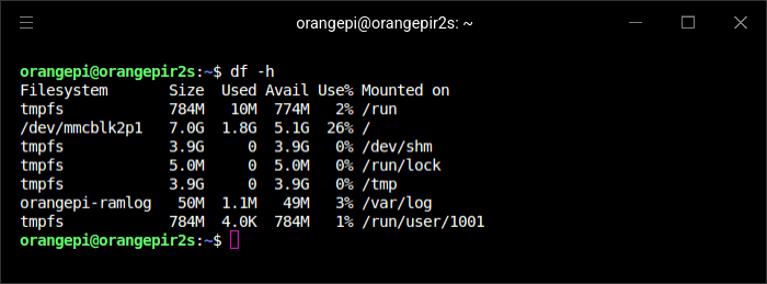 df output