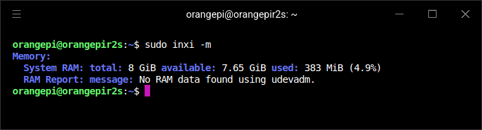 inxi -m