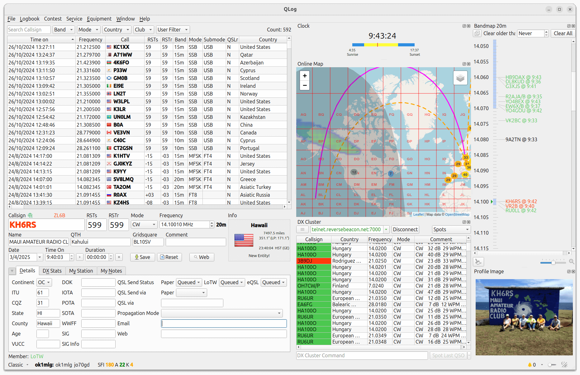 QLog in action