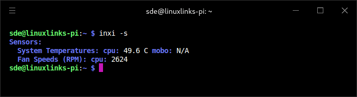 inxi temperature