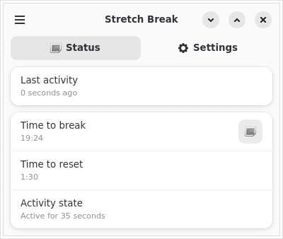 Stretch Break in action
