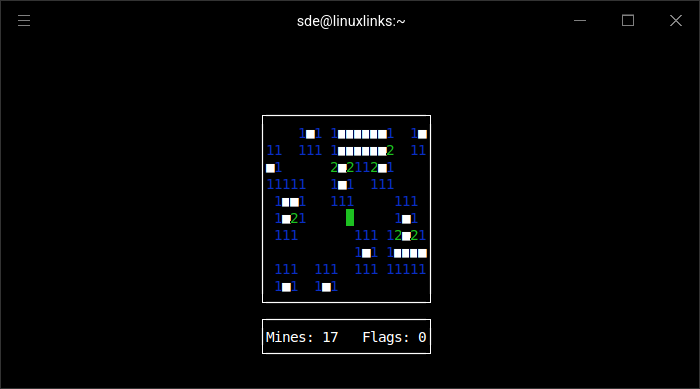 terminal-mines in action