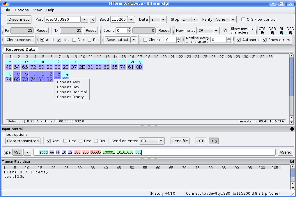 HTerm in action