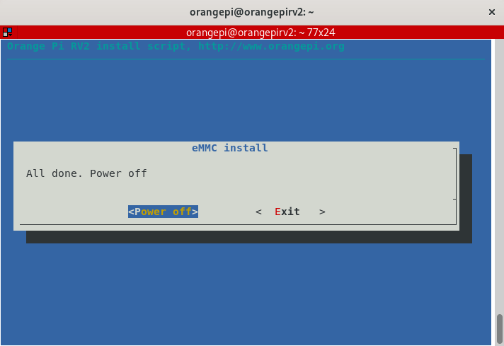 Orange Pi RV2: Installing operating system to the eMMC