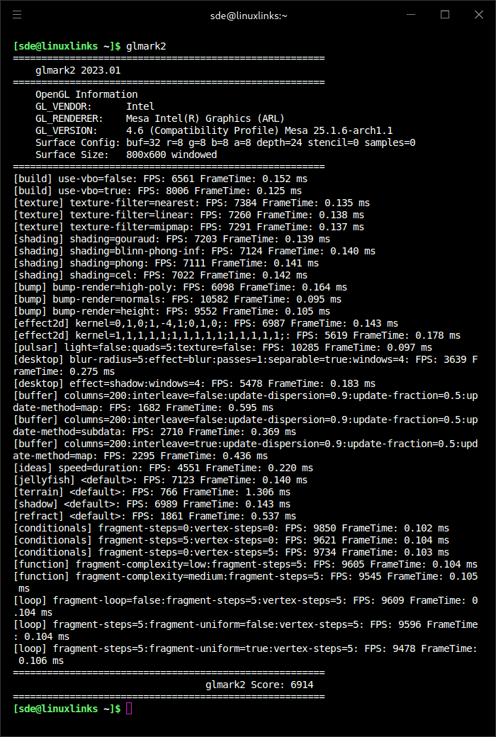 glmark2 results