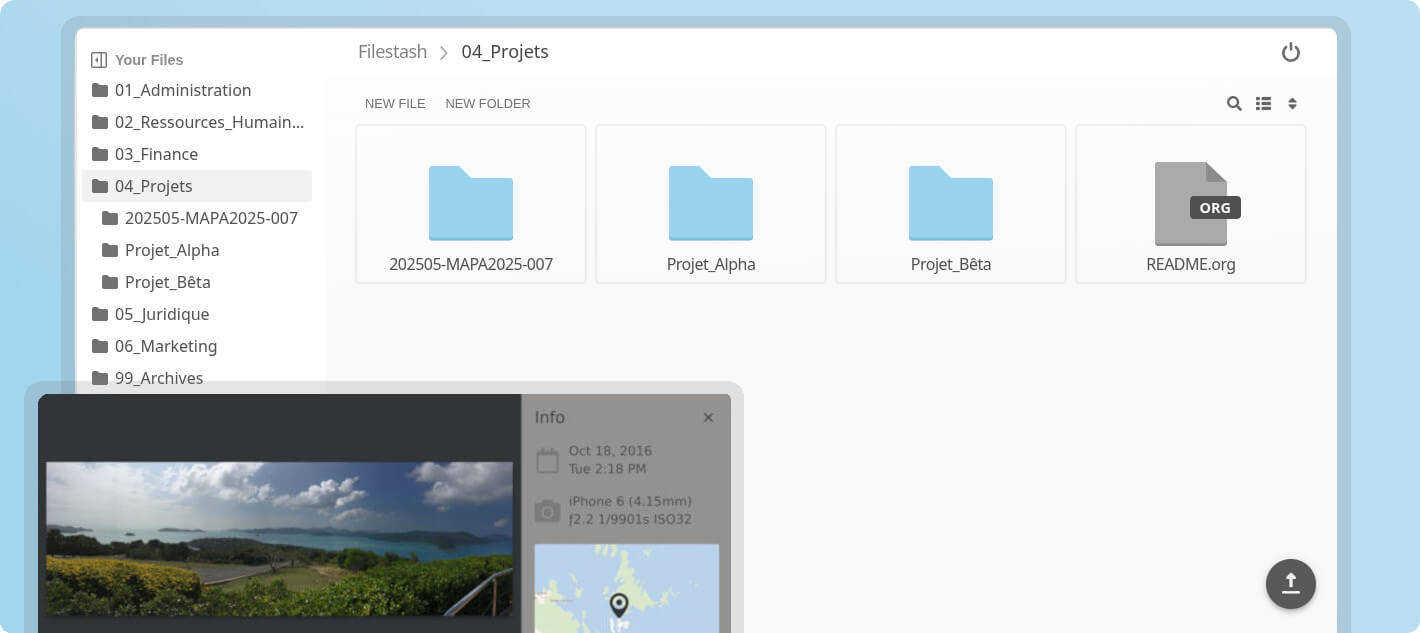 Filestash in action