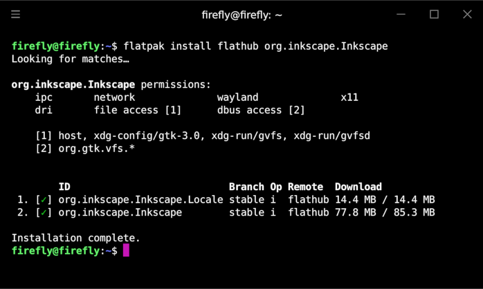 Installing Inkscape