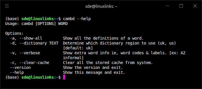 cambd help