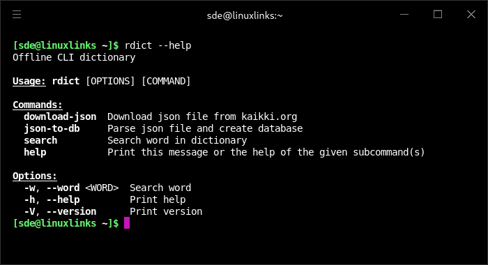 rdict in action