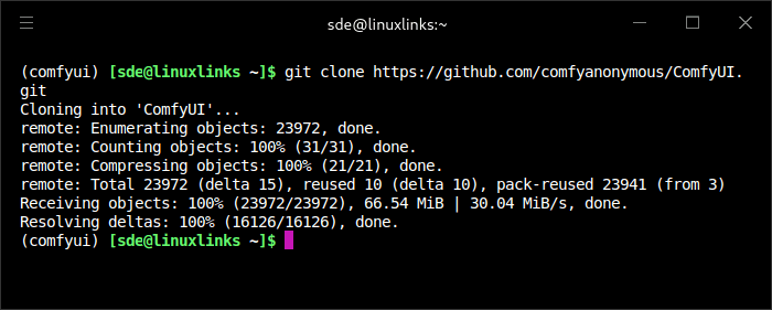 Clone the project's GitHub repository