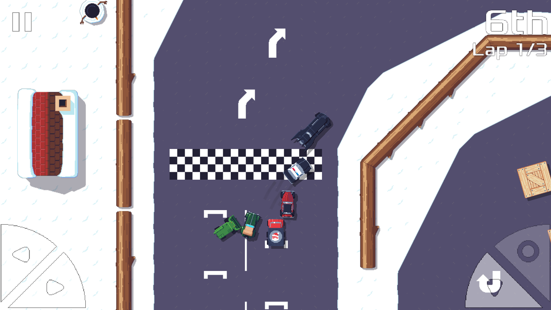 Pixel Wheels in action