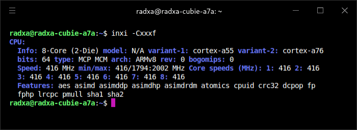 inxi -C