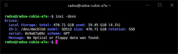 inxi -d