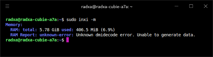 inxi -m