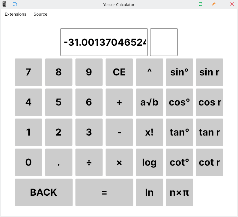 Yesser Calculator