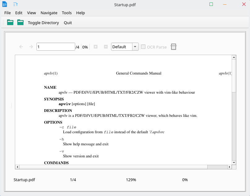apvlv - PDF and EPUB viewer